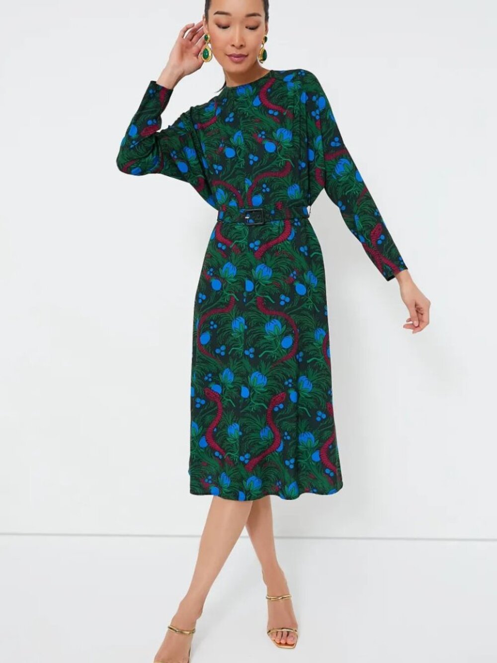 Tuckernuck Serpentine Vines Bex Dress, XL